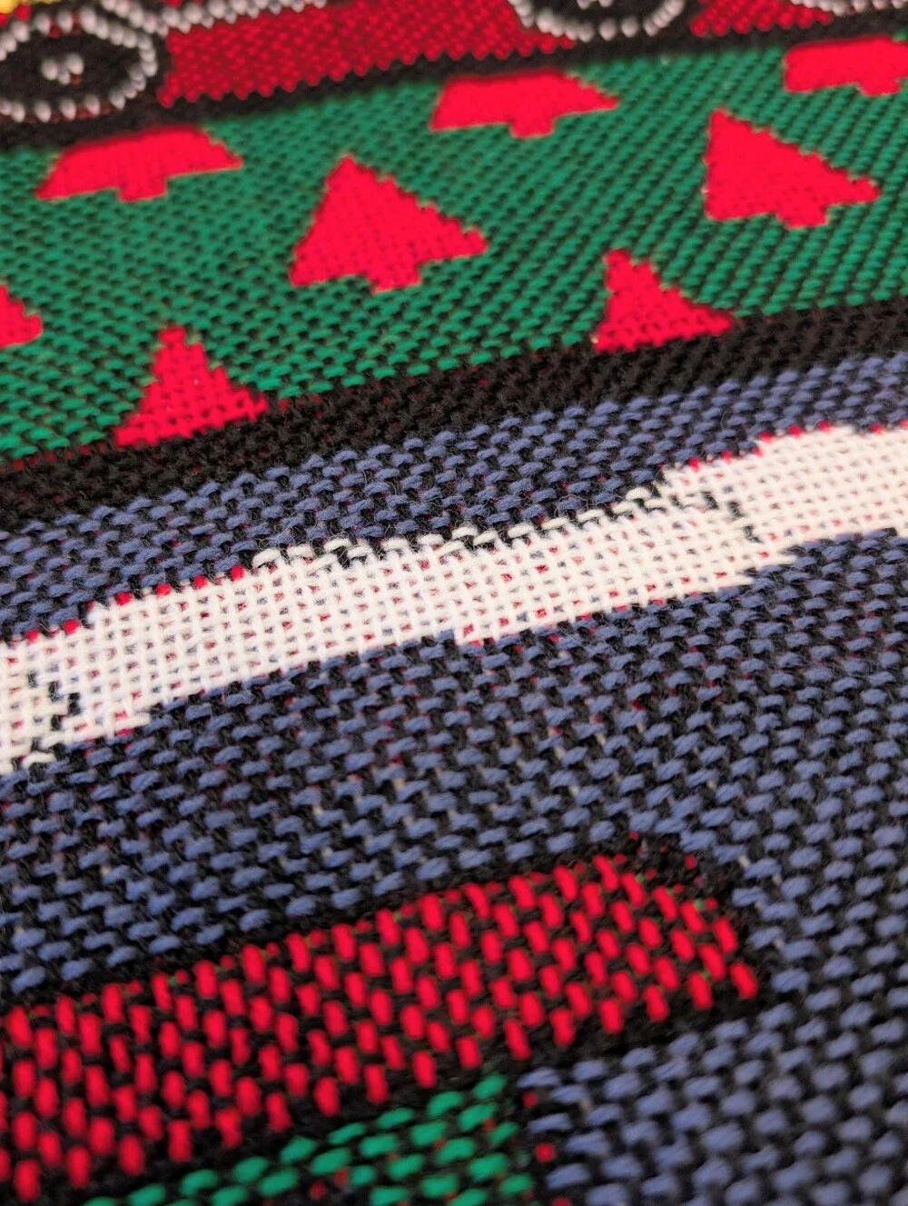 Christmas Train Throw Blanket